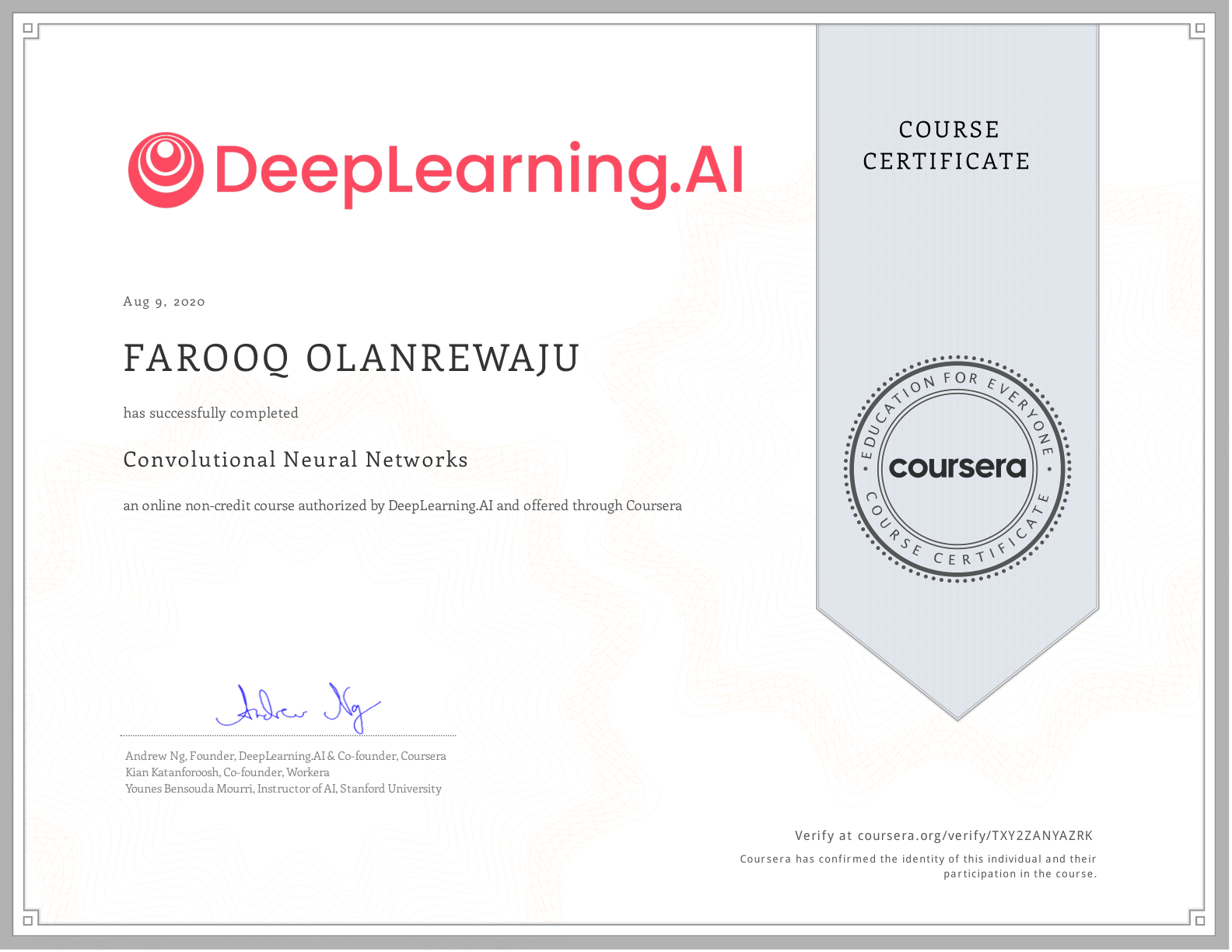 Convolutional Neural Networks