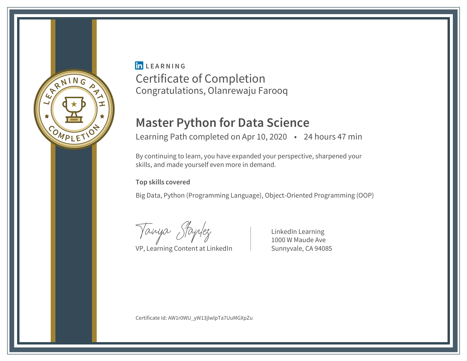 Master Python for Data Science